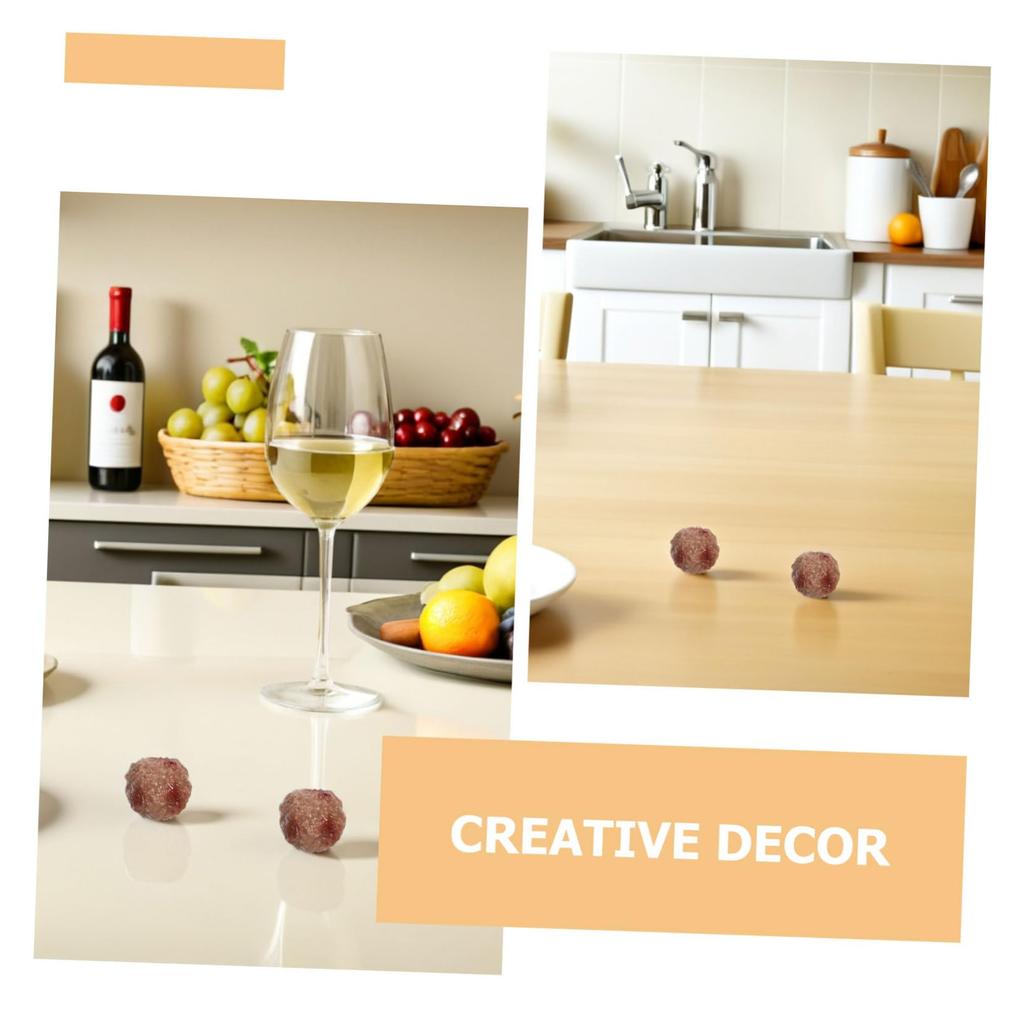 Abaodam Realistic Beef Fake Food Set of Restaurant Sample Kitchen Photography Party Interior PVC Food Models for and Cooking Classes Meatballs, 16,