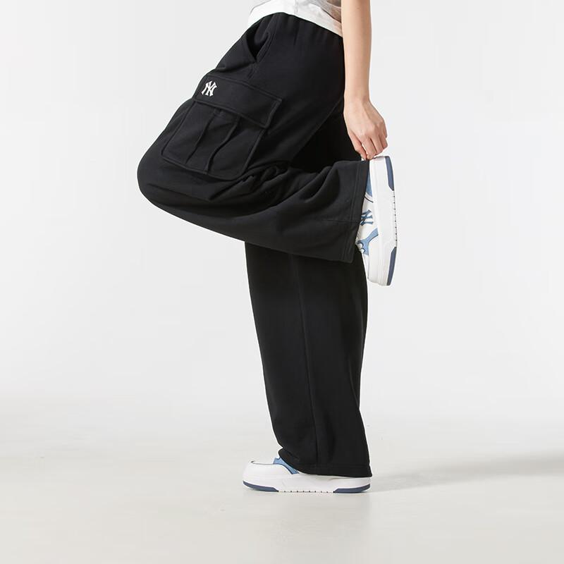 New MLB New York Yankees Cargo Pants Unisex Black 3APTB0951-50BKS