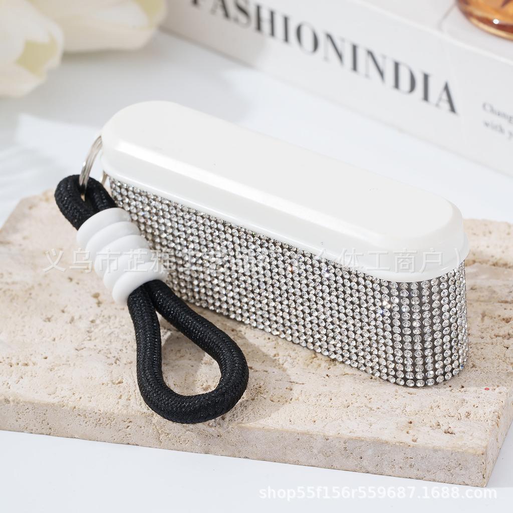 Diamond-encrusted medicine box Portable carry-on small medicine packing box 7 days a week Medicine box compartment storage box