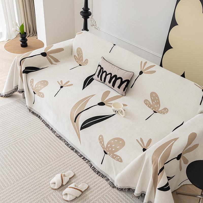 

Чехол для дивана Nordic Style Simple, устойчивое к царапинам от кошек цельное полотенце для дивана, чехол для дивана, одеяло для дивана, универсальное для всех сезонов 180*130cm