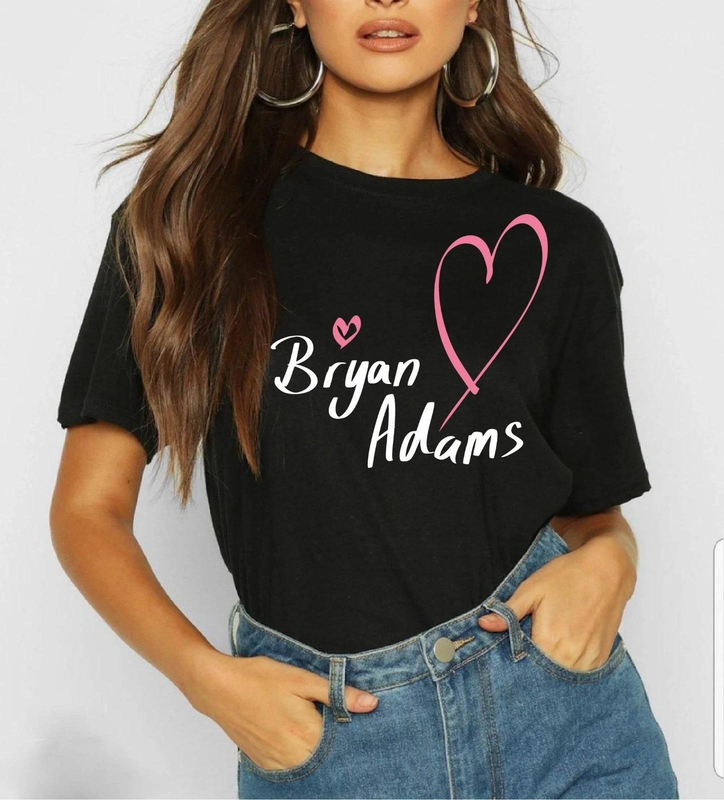 Bryan Adams T-shirt Black I love Bryan Adams inspired 2025 UK tour  Heaven XXXL