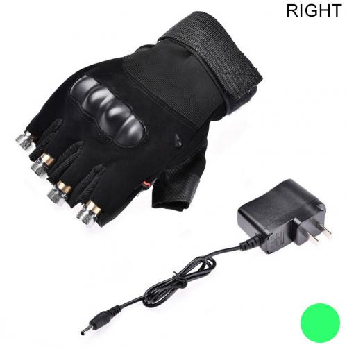 1 bucată bărbați femei brățară strălucitoare roșu/verde mănușă cu lumină laser cu led spectacol de scenă de dans DJ club prop petrecere mănușă cu laser