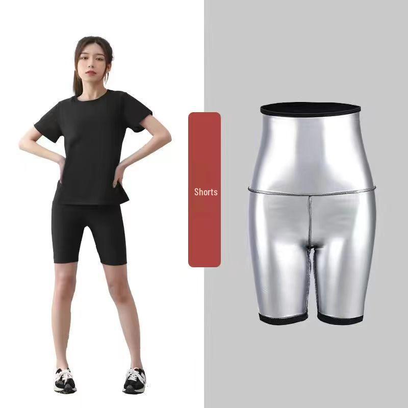 Women's Sauna Sweat Suit: High Waist Sweat Pants for Running, Exercise, Body Shaping, Plus Size Fitness, Fat Burning