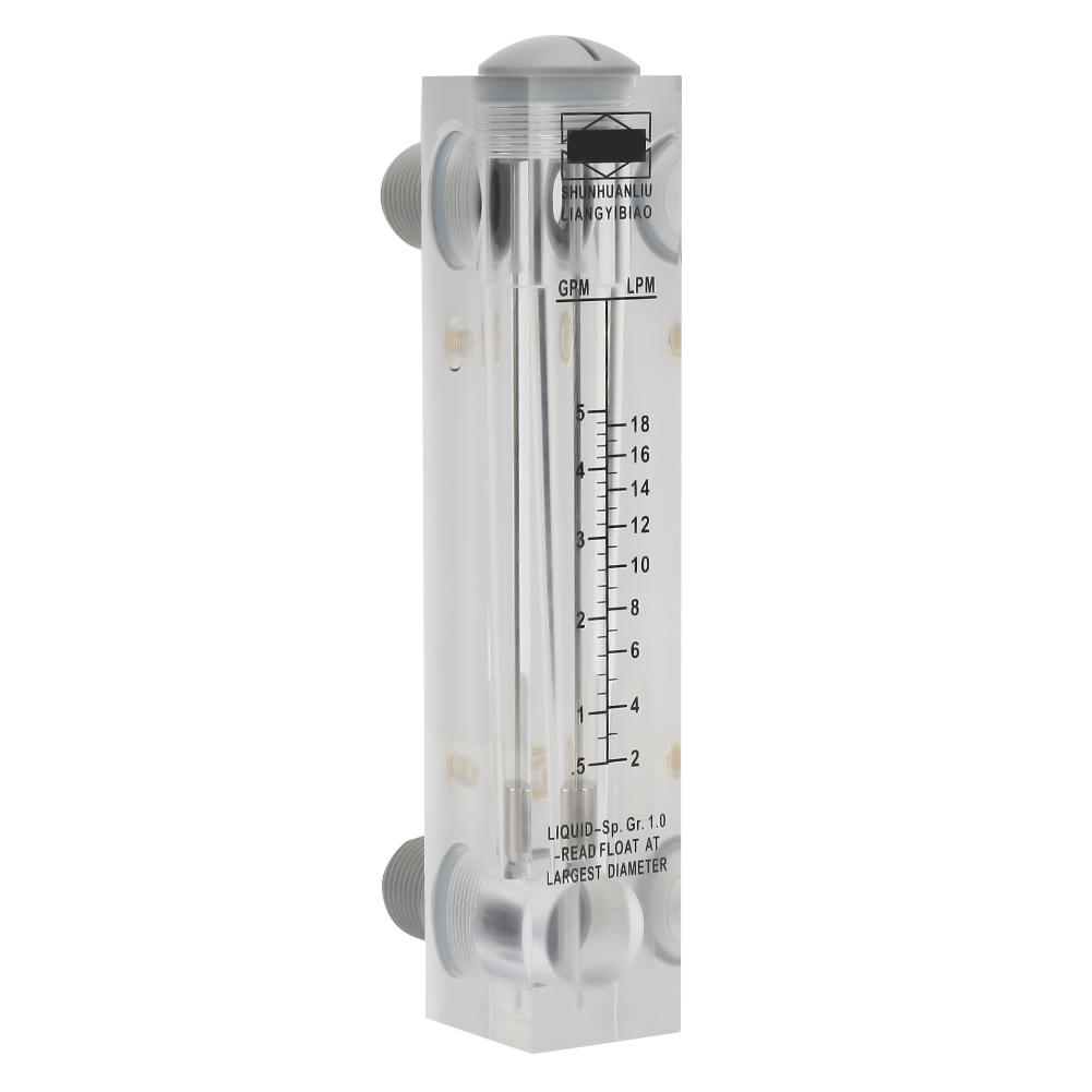 LZM 15 0.5 5GPM Knob Panel Type Liquid Flowmeter Flow Meter Measurement ZG1 4