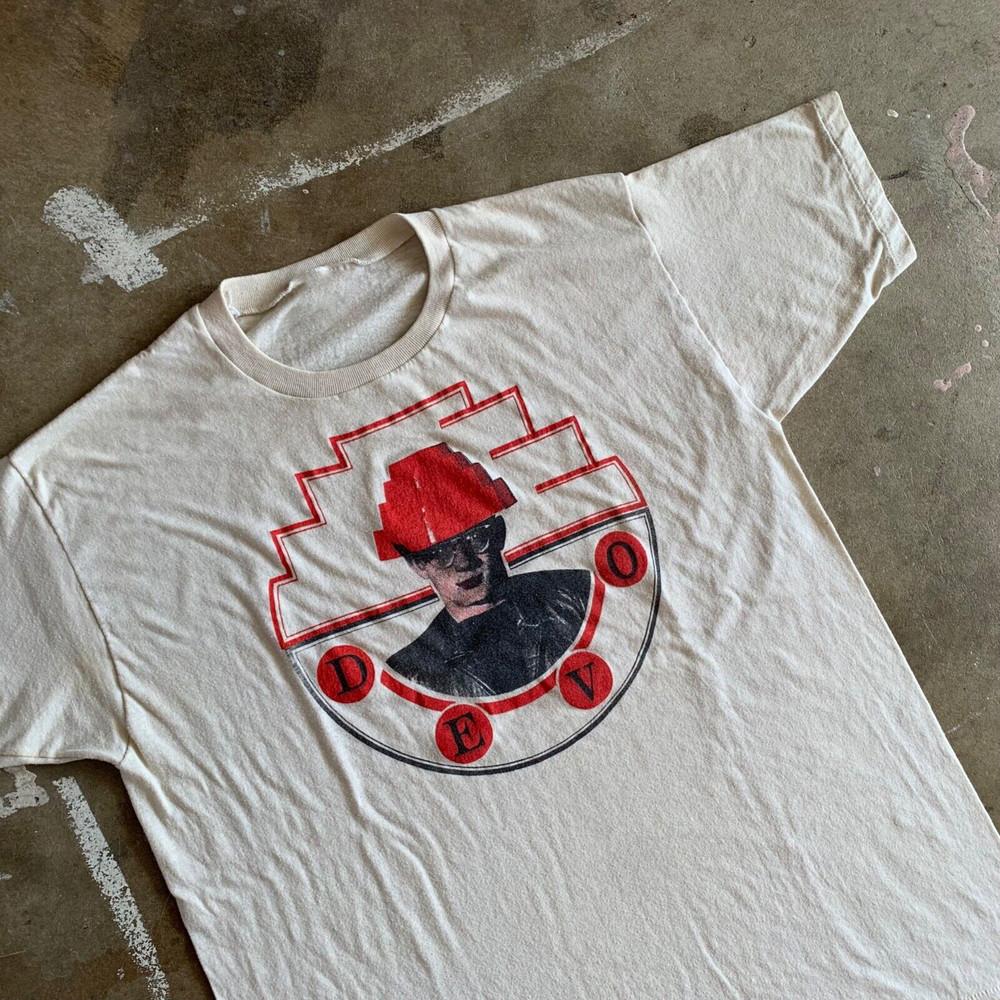 VINTAGE DEVO BAND Concert Poster Unisex Cotton T-Shirt All Size Unisex T-Shirt XXL
