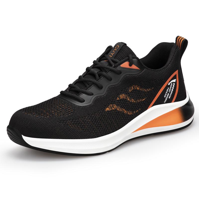 Anti-smashing and Anti-piercing Labor Insurance Shoes for Men, Comfortable and Wear-resistant Work Safety Protective Shoes
