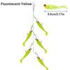 Silicone Cluster Fish Lure Anti-hanging Sole Sharp Fish Hook Simulation Bait Soft Swivel Pin Fishing Set-up Sea Fishing