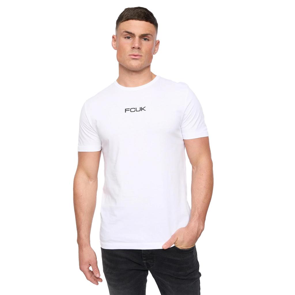 French Connection Mens FCUK Chest Build T-Shirt