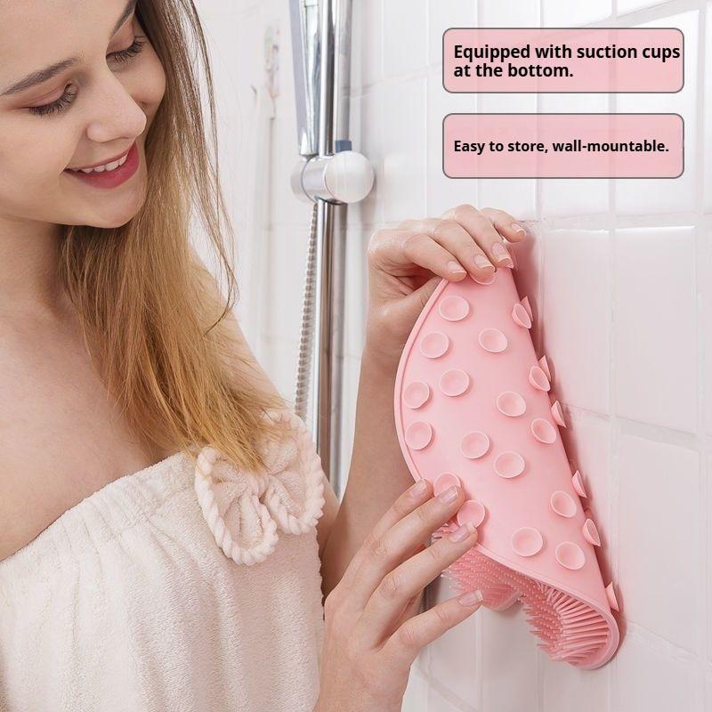 Bath Foot Massage Mat, Bath Back Massager, Foot Massage Brush, Wall-mounted Bath Back Massager