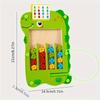 Dinosaur Egg Magnetic Four Color Placement Game, Color Sorting Skills Training Wooden Toy, Hand Eye Coordination Toy, Color Toys