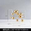 Creative Creative Square Acrylic Cover Sphere Decoration Living Room Porch Cabinet Crafts Ornament Modern Clear Acrylic Square H