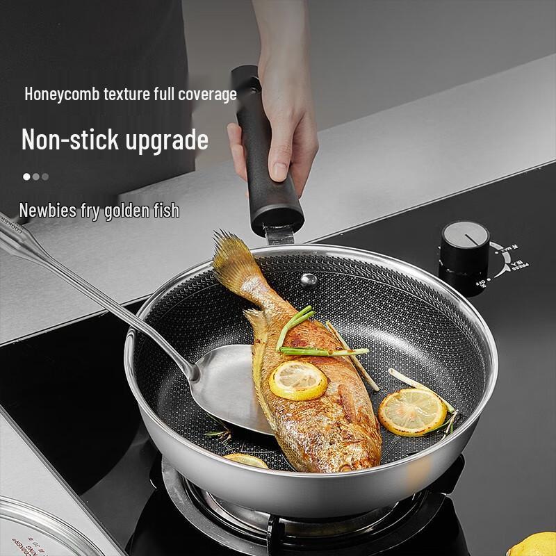 Chuda Huang 316 Stainless Steel Non-stick Frying Pan