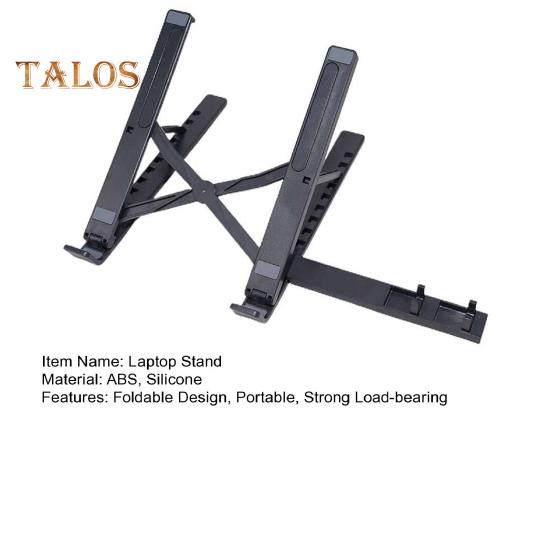 Laptop Stand Portable Notebook Holder Strong Load-bearing Height Adjustable Foldable Design Notebook Mount Computer Stand