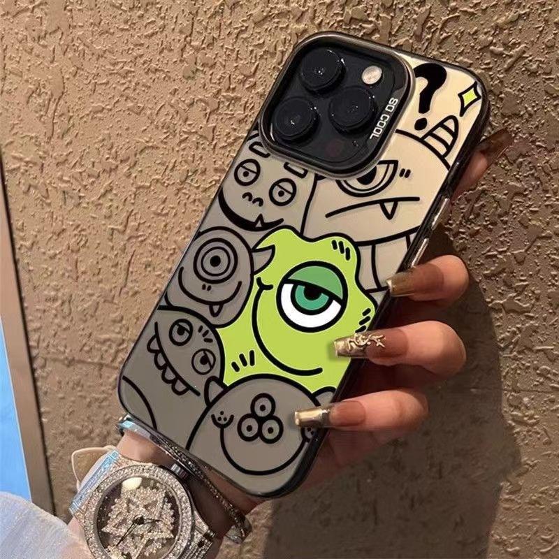 Applicable To One-eyed Monster 16ProMax Apple 13 Mobile Phone Case 12 Soft iPhone1116 New Cartoon 15