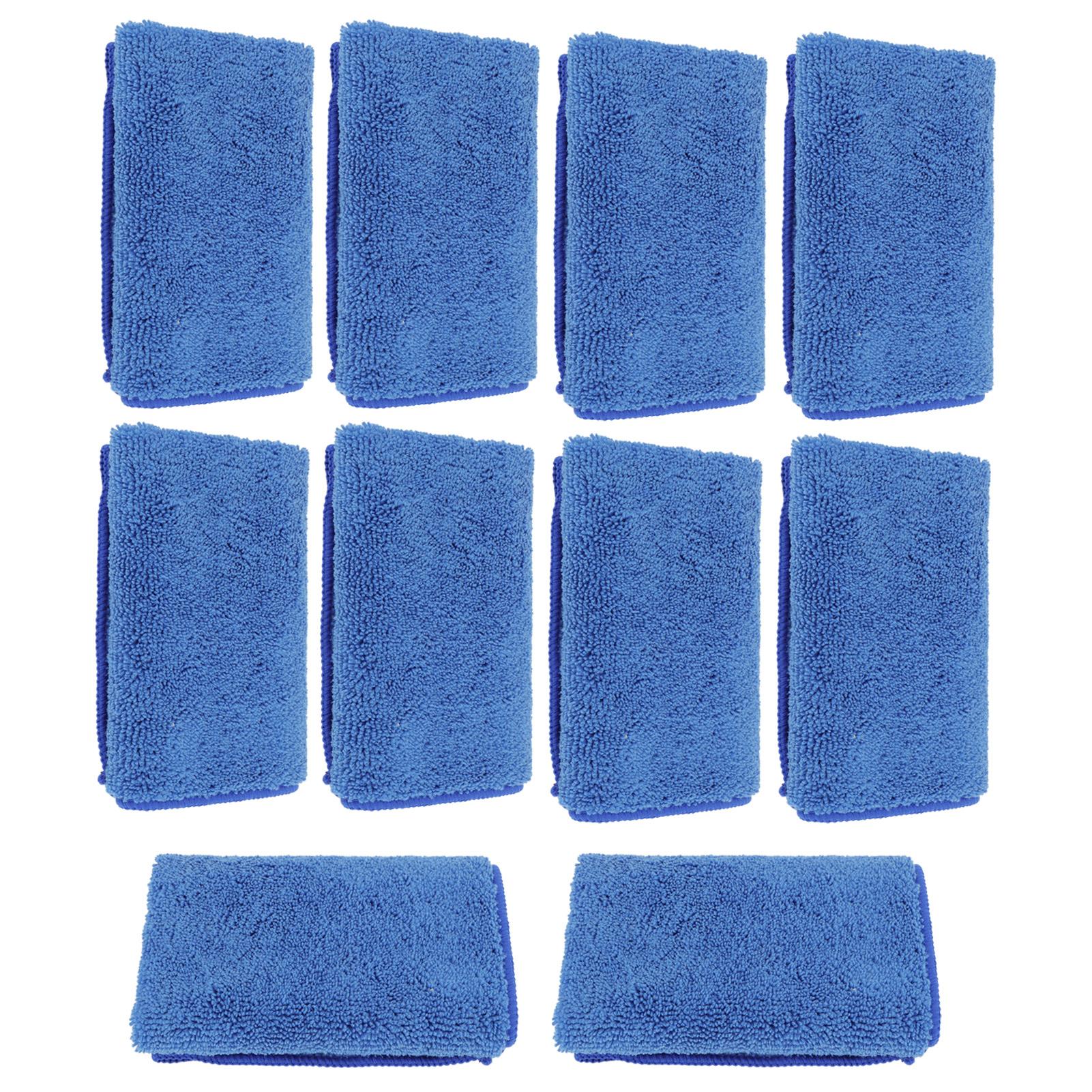 

10Pcs 30x30cm Blue Square Hand Towel Absorbent Towel for Home Bathroom Sports