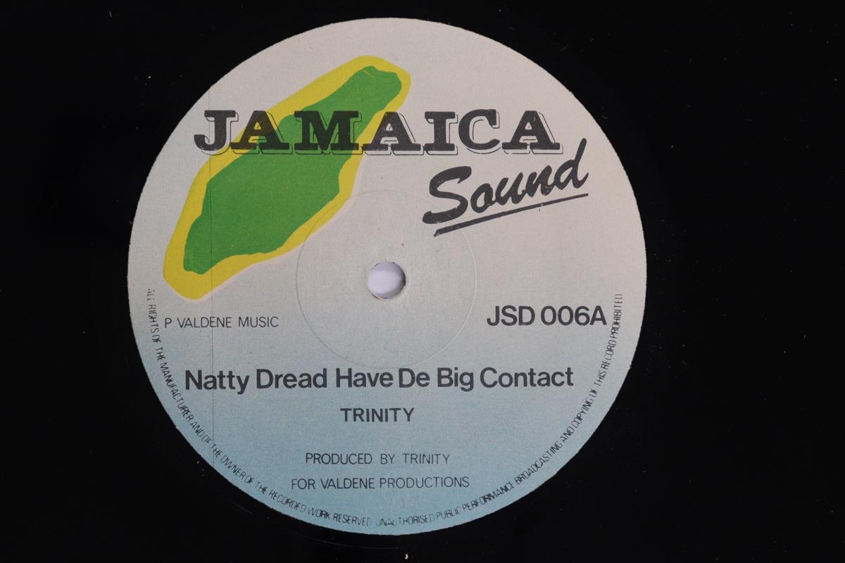 

12inch Record TRINITY Natty Dread Have De Big Contact N JSD006 Jamaica Sound UK Reggae Ska Dub Used