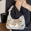 Handbag Korean Version Butterfly Casual Large-capacity Messenger Bag Commuting Simple Sweet Trendy National Style New Chinese Tote Bag