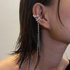 Elegant Tassel Ear Cuffs for Non-Pierced Ears - Luxe, Face-Slimming, Trendy Elf-Inspired Chain Design.