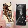 For iPhone 16e 16 Plus 16 Pro Max / SE 2025 Phone Case Chinese Dragon Cute Cat Cartoon Pattern Casing Soft Clear Silicone Cover