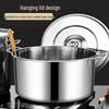 Homeglen Thickened Stainless Steel Multi-Purpose Pot with Lid