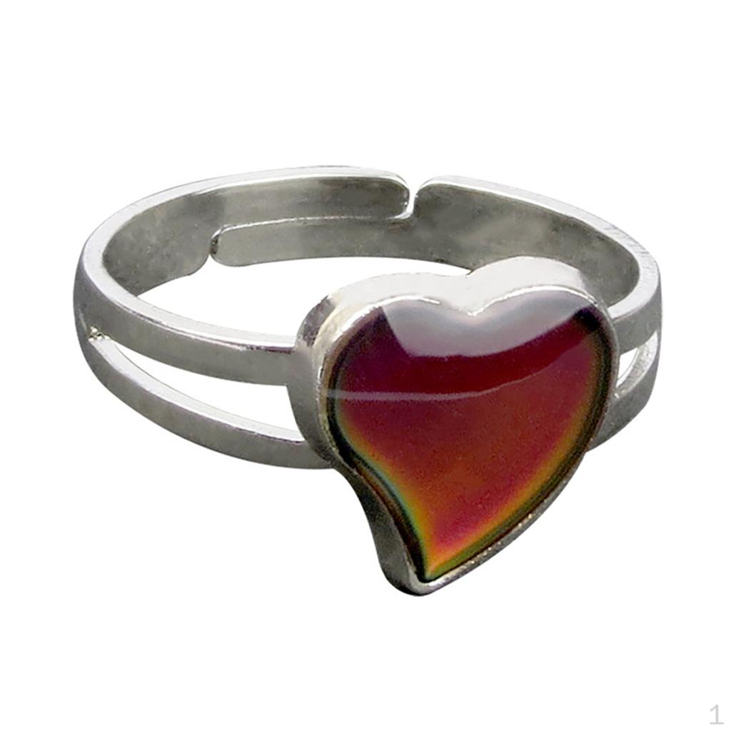 

Color Heart Alloy Mood Ring