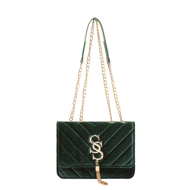 2025 Women's Stylish Small Diamond Pattern Crossbody Chain Handbag