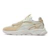 Puma Rs-Connect Chaussures de Sport Décontractées en Tissu à Tige Basse Chaussures Unisexe Blanc Cassé 387730-01