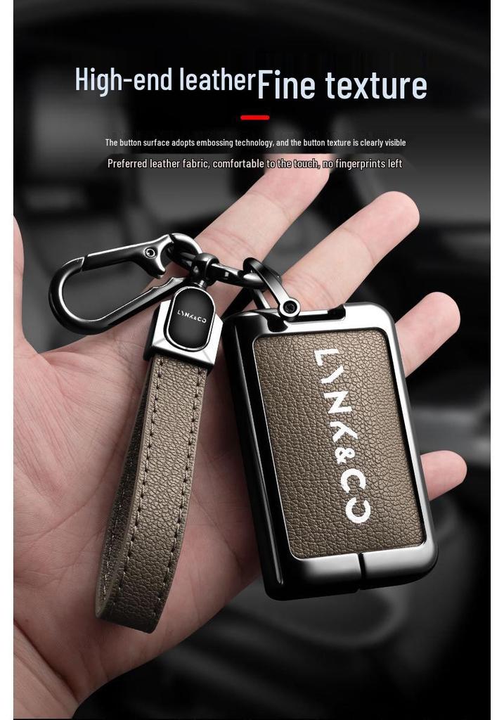 Lynk & Co 03 Key Case: Anti-Drop Protective Shell with Buckle for Models 01/02/05/06/08/09 - Men & Women