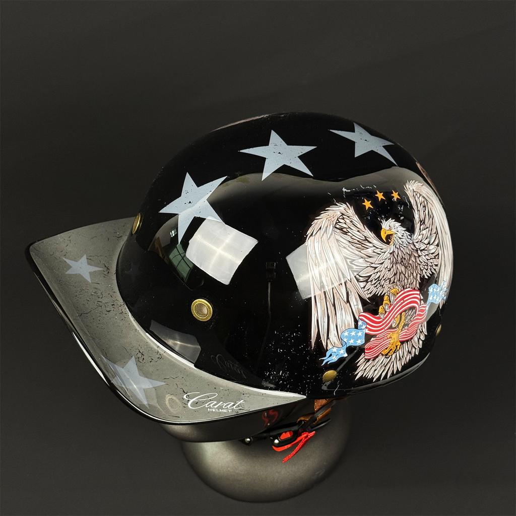 Motorcycle Half Helmet DOT Appd Shell Open Face UnisexAdult Helmet for Motorcycle Scooter