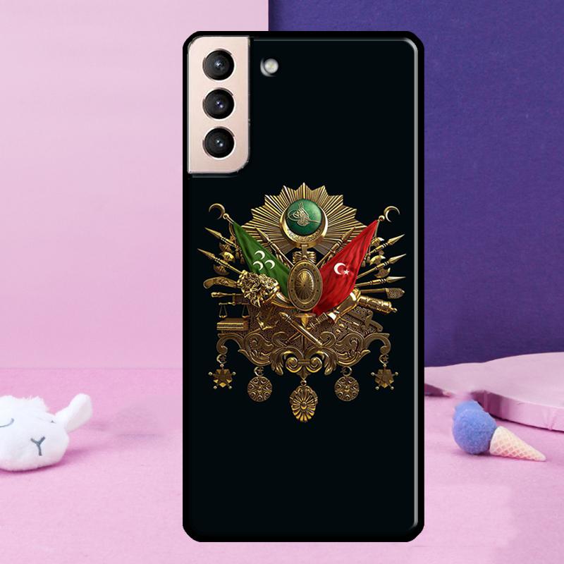 Ottoman Empire Coat Of Arms Phone Case For Samsung Galaxy S25 S24 Ultra S9 S10 S20 S21 S22 Plus S23 FE S24 FE Cover