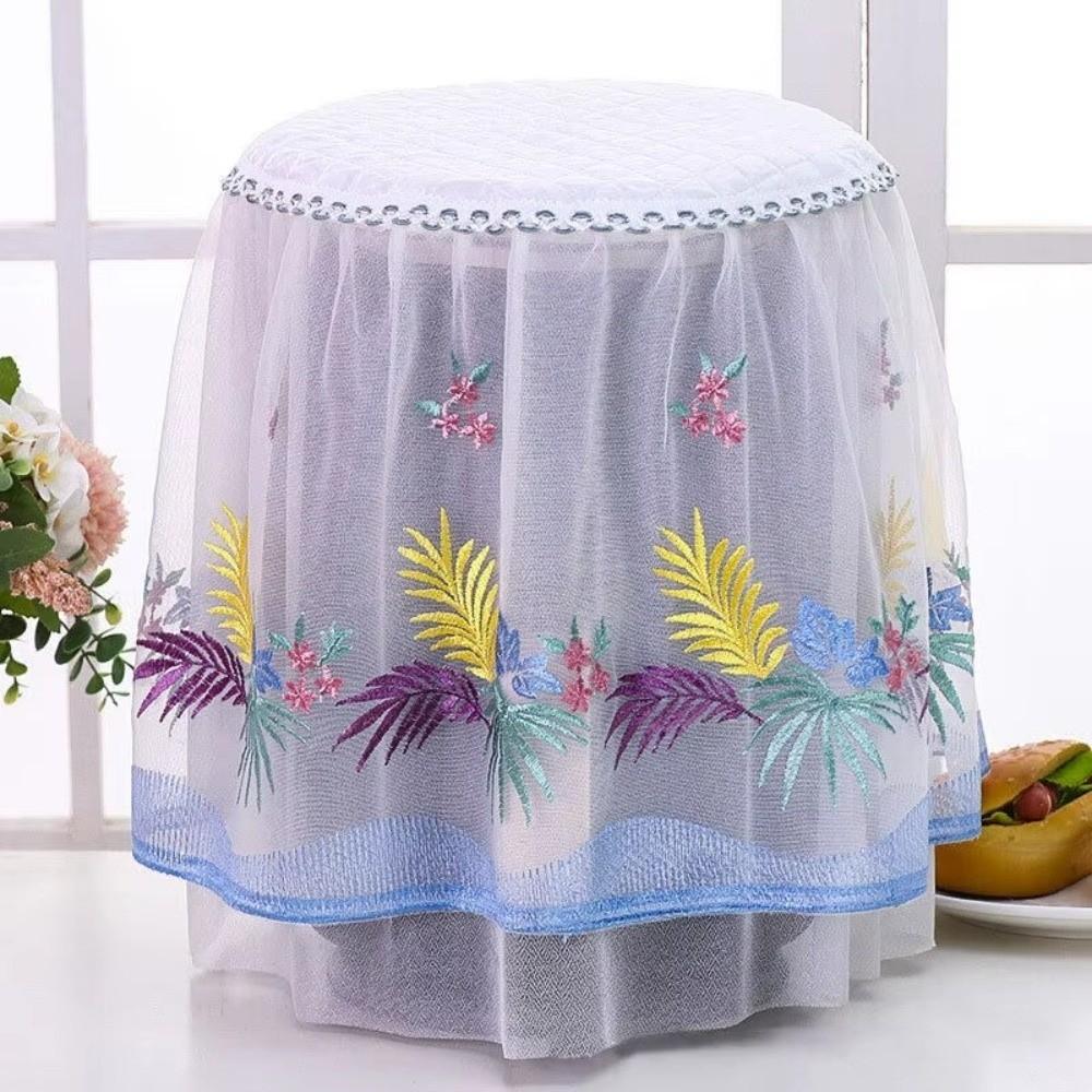 Pastoral Lace Air Fryer Dust Cover Kitchen Appliance Cover Pastoral Style Rice Cooker Cover Decorative Cover Embroidery