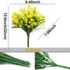Künstliche Blumen Unechte Pflanzen für den Außenbereich UV-beständig Plastiksträucher, Innen- und Dekoration