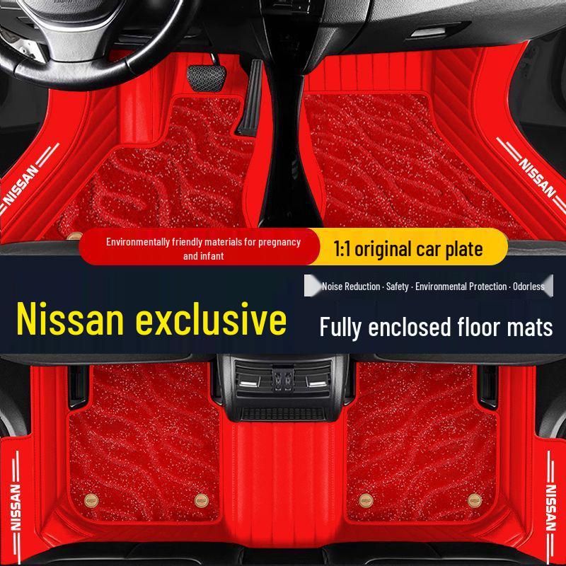 Nissan Car Floor Mats - Full Coverage for Qashqai, X-Trail, Kicks, Murano, Bluebird, Teana, Sunny, Livina