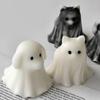 Cute Ghost Puppy Kitten Silicone Molds DIY Halloween Candle Making Molds Handmade Plaster Soap Mould Epoxy Resin Craft Supplies