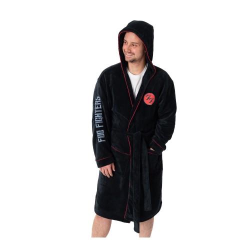 Foo Fighters Mens Logo Hooded Robe
