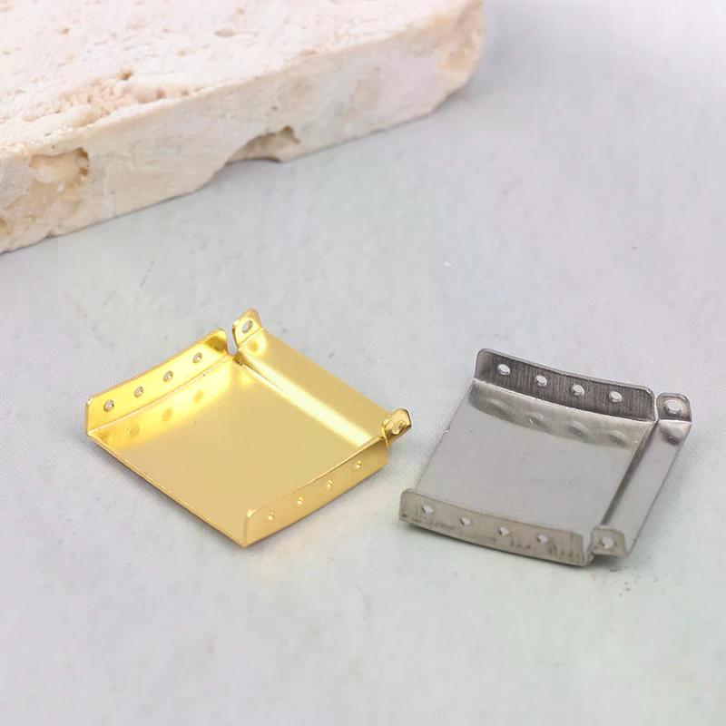 1Pc 12-22mm Steel Watch Band Extender Clasp Silver/Golden Bracelet Extension Strap Clasp Watch Repair Accessory