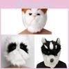 Plyschmask av Husky i Tecknad Stil för Cosplay och Högtidspartidekorationer