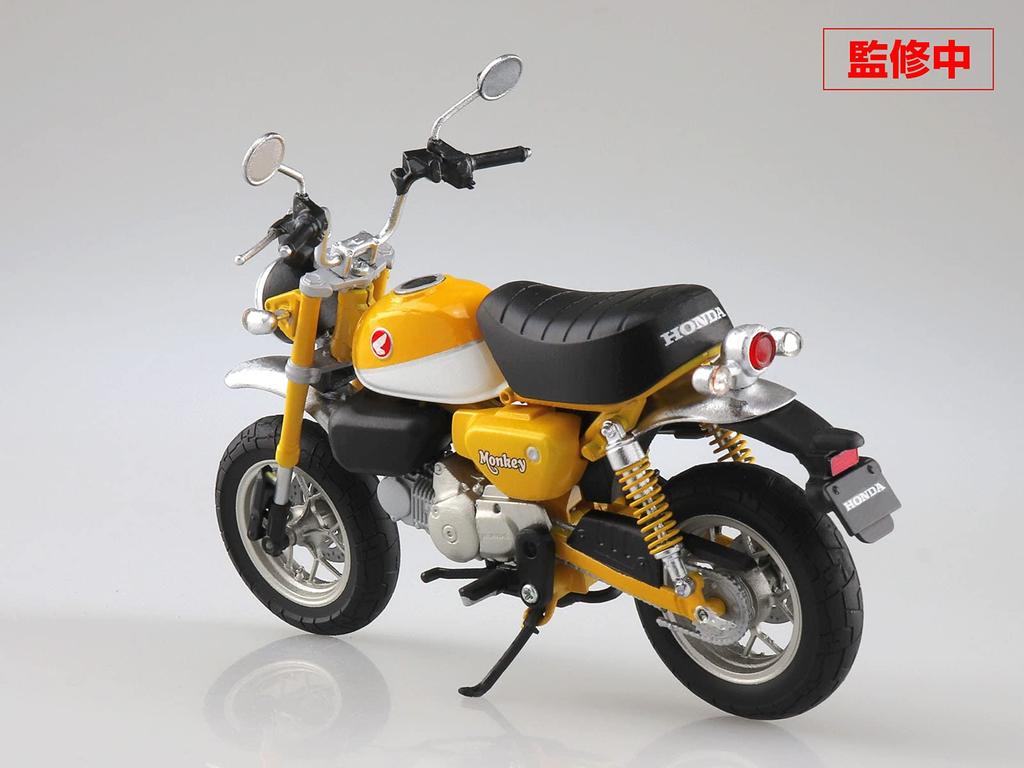 Skynet Completed Bike Honda Monkey125 Banana Yellow 1/12