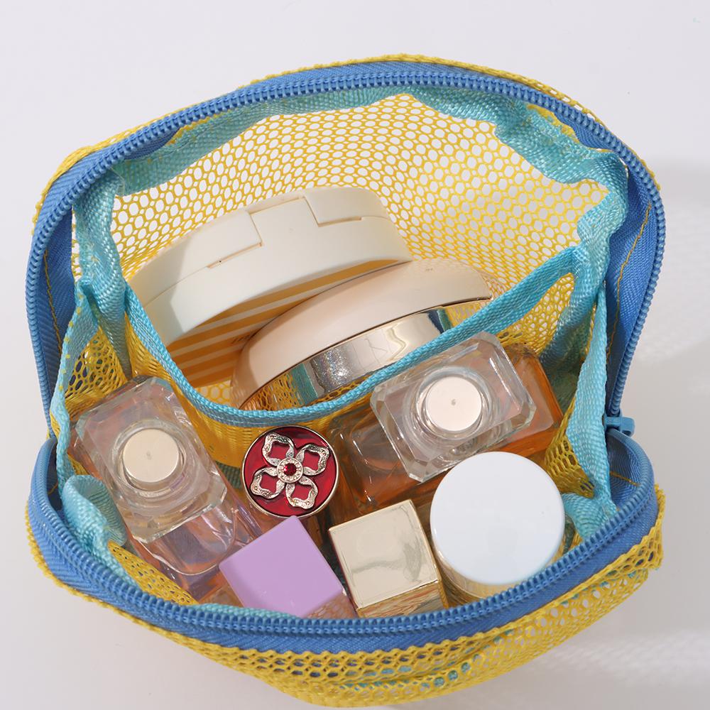 Dopamine Color Mesh Cosmetic Bag Candy Color Coin Purse Fashion Storage Bag