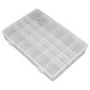 PP Grid Box Transparent Separate Storage Organizer Removable Electronic Component Containers