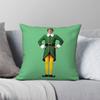 Buddy de Elf Will Ferrell Armen in de zij Kussensloop Polyester Linnen Fluweel Patroon Sierkussensloop Bedkussenhoes 45x45