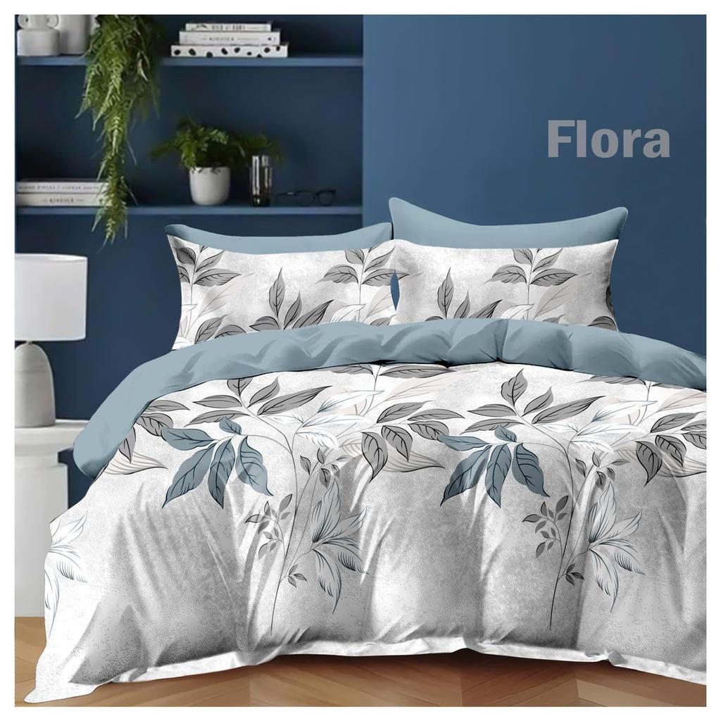 Glace Cotton AC Comforter Set Double Bed King Size with Flat Double Bedsheet & 2 Pillow Covers, 4 Pieces Bedding Set |