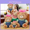 Bear Cartoon Fifi Bow Teddy Plush Toy Cute Children Girls Holiday Doll Gift