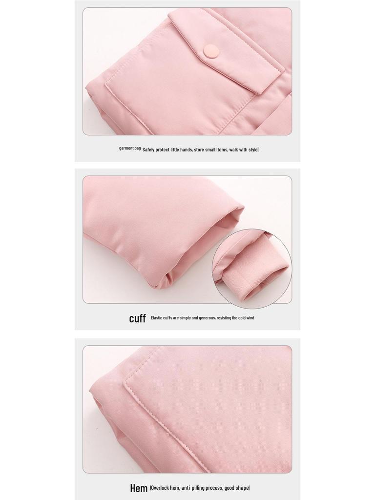 Europäischer & Amerikanischer Stil Kinder Verdickter Winter Daunenanzug für 1-5 Jährige Mädchen & Jungen