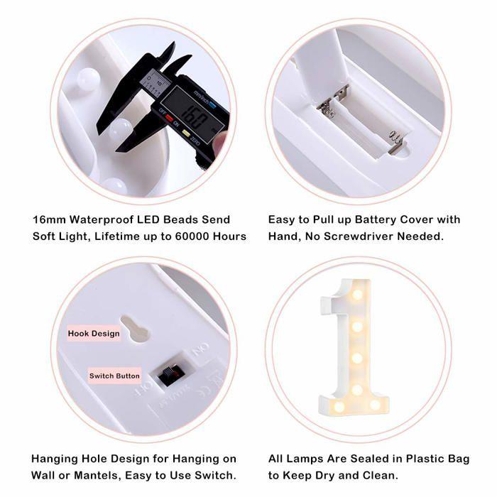 Lampe décorative - honphier - hp0201nl-fba - led - piles incluses - design contemporain