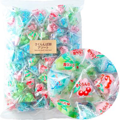 Mai Gum Kobo Sakuranbo Mochi Types Assorted 1kg Approximately 132 Dagashi Gummy Commercial Use Sweets Individually Wrapped Cherry Mochi Yoshimatsu (3