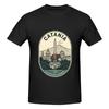 Vintage Catania Sicily Elephant Fountain Mount Etna Slightly Wide Tshirt Fitness Leisure Antipilling Short Sleeve