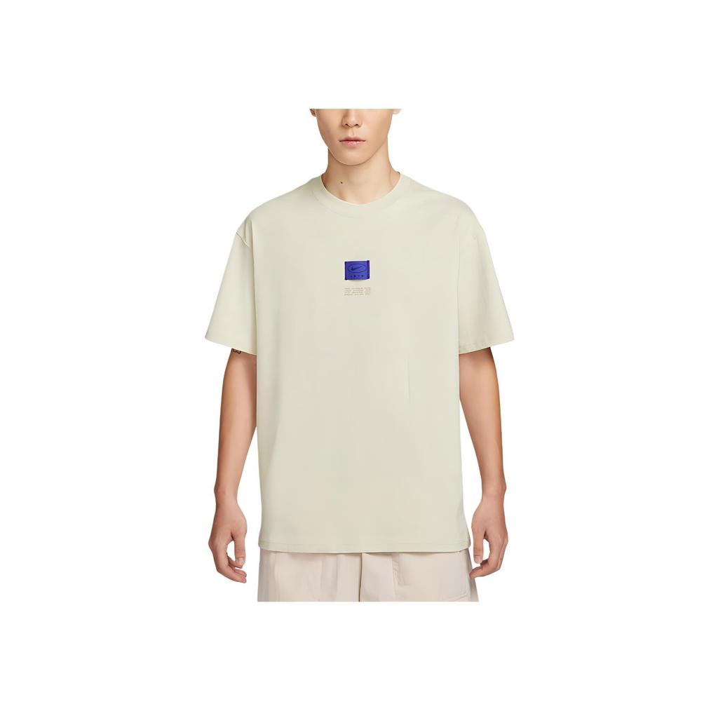 Nike Nsw Tee M90 Oc Lbr Sega Minimalist Logo Comfortable Crew Neck Short Sleeve T-Shirt Men Tops Khaki FZ5393-104