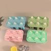Space Saving Silicone Ice Lollies Tray Heat Resistant Flexible Freezers Popsicles Tray For Chocolate And Juice Cubes
