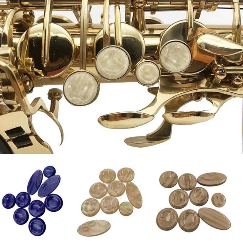 Multifuntional Saxophone Key Repair Pads Set Acrylic Texture Suitable for Saxophone Types Easy Installation Process